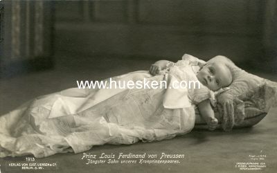 PHOTO-POSTKARTE Prinz Louis Ferdinand von Preussen...