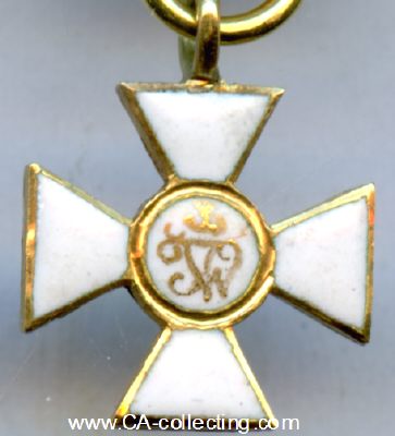 Foto 2 : ROTER ADLER-ORDEN. Ordenskreuz um 1830. Miniatur 10,5mm...