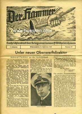 DER HAMMER. Nachrichtenblatt der Kriegsmarinewerft...