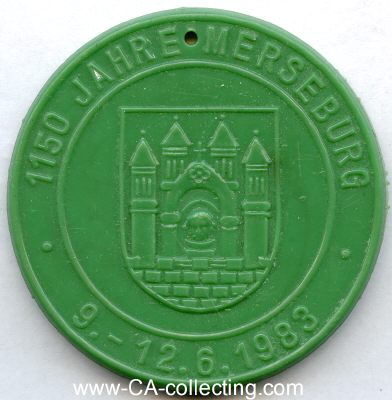 MERSEBURG. Abzeichen '1150 Jahre Merseburg 9.-12.6.1983'....
