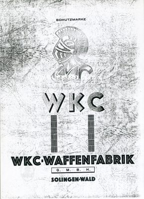 VERKAUFSKATALOG NR.19 der Fa. WKC-Waffenfabrik,...