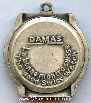 DAMAS (Uhren) Schweiz / Tramelan, Belgien. Firmenmedaille...