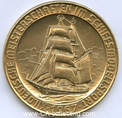 MODELLSPORTVERBAND DER GST. Medaille 'XII. Deutsche...