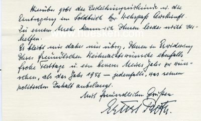 Foto 2 : ROTH, Ernst-August. Generalleutnant der Luftwaffe,...