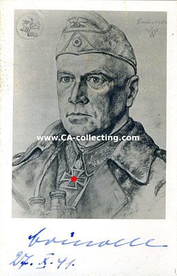 CRÜWELL, Ludwig. General der Panzertruppe,...