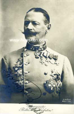KROBATIN, Alexander Freiherr von. Österreichischer...