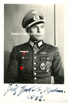 JAKOB, Friedrich. Oberstleutnant des Heeres, Führer...