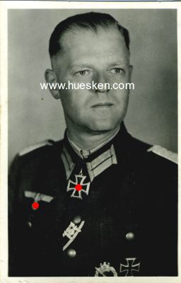HARRENDORF, Hermann. Generalmajor des Heeres, Kommandeur...