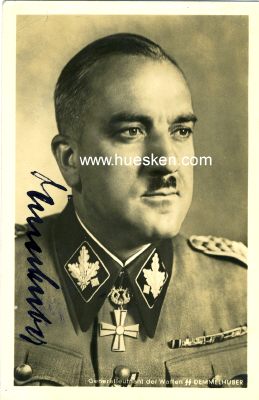 DEMELHUBER, Karl Maria. SS-Obergruppenführer und...