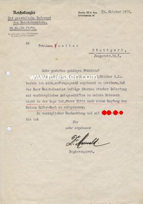 Foto 2 : MEERWALD, Dr. jur. Willy. Leiter des Vorzimmers Hitlers...