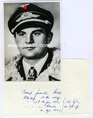 Photo 2 : HELBIG, Joachim. Oberst der Luftwaffe, Kampfflieger und...