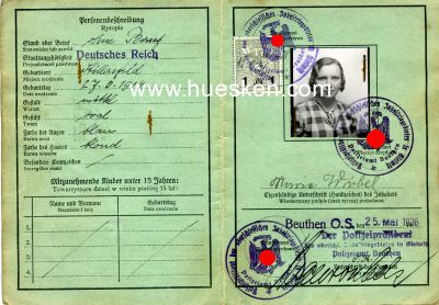 Foto 2 : GRENZAUSWEIS NR. 264 für den Deutsch-polnischen...