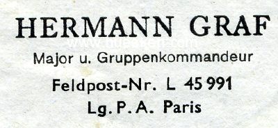 Photo 3 : GRAF, Hermann. Oberst der Luftwaffe, Jagdflieger mit 212...