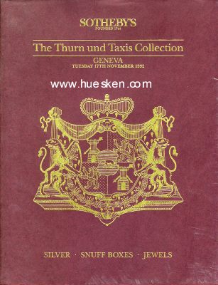THE THURN UND TAXIS COLLECTION. Sotheby`s Auktionskatalog...
