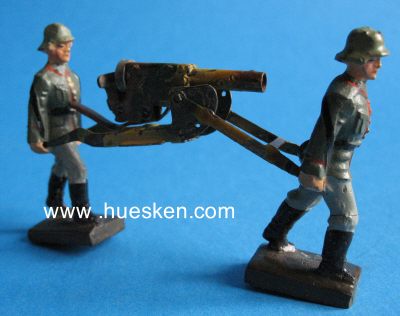 Photo 2 : LINEOL-GRUPPE bestehend aus zwei MG-Soldaten, ein...