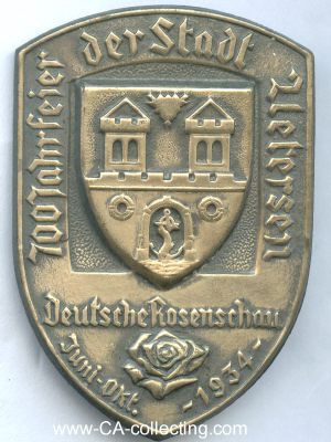 UETERSEN. Abzeichen zur 700-Jahrfeier der Stadt Uetersen...