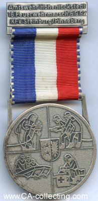HOHENLOCKSTEDT. Medaille 1992 des Landes-Feuerwehrverband...