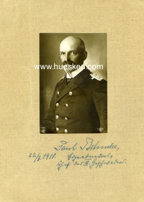 BEHNCKE, Paul. Kaiserlicher Admiral, Chef des III....