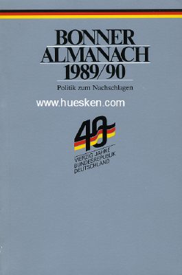 BONNER ALMANACH 1989/90. Politik zum Nachschlagen....