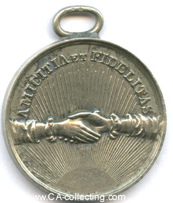 Photo 2 : AMICITIA ET FIDELITAS. Medaille der Mitglieder um 1850....