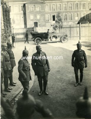HALDER, FRANZ. Photo 9x13cm vom Mai 1917:...