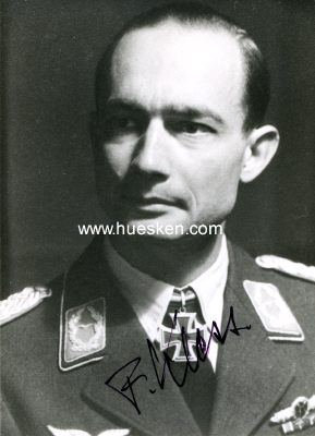 KLESS, Friedrich. Generalmajor der Luftwaffe, Kommandeur...
