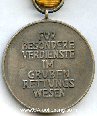 Foto 2 : GRUBENWEHR-EHRENZEICHEN IN SILBER 1953. Bronze...
