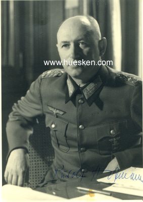 HOFMANN, Rudolf. General der Infanterie, Chef Generalstab...