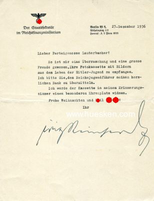 Foto 2 : REINHARDT, Fritz. NSDAP-Gauleiter Oberbayern,...
