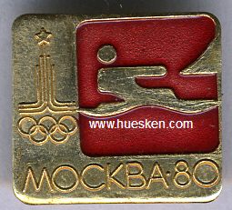 MOSKAU 1980. Besucherabzeichen