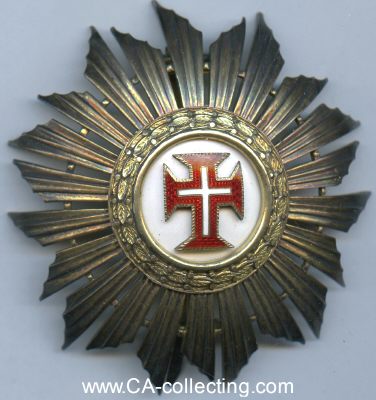 CHRISTUS-ORDEN BRUSTSTERN. 2. Form ab 1910. Silber...