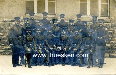 PHOTO 9x14cm: Gruppenaufnahme mit Musiker. 1916 als...