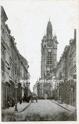 POSTKARTE DOUAI. 'Beffroi (Der Glockenturm von Douai)....