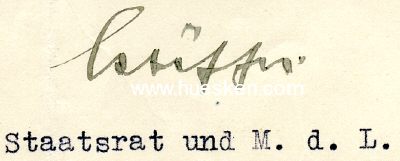 SCHÄFFER, Fritz. 1945 erster Bayerischer...