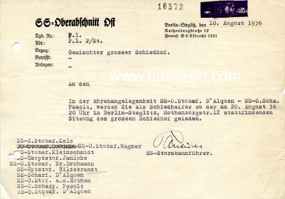 Photo 2 : PAULISCH, Werner. SS-Sturmbannführer im...