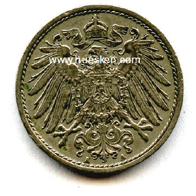 Foto 2 : DEUTSCHES REICH. 10 Pfennig 1912 A, vz.