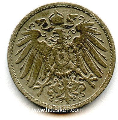 Photo 2 : DEUTSCHES REICH. 10 Pfennig 1900 E, ss.
