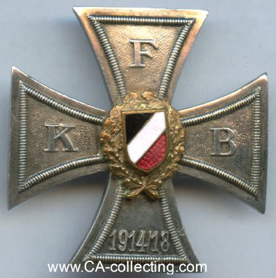 FRONTKREUZ 1914-1918 des Frontkriegerbund e.V....