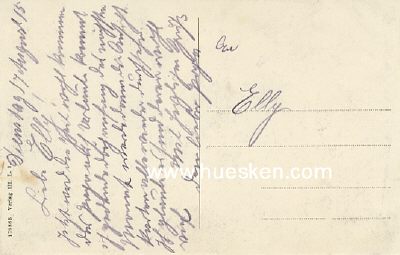 Photo 2 : POSTKARTE CIERGES 'Exzellenz Kiessling'. 1915...