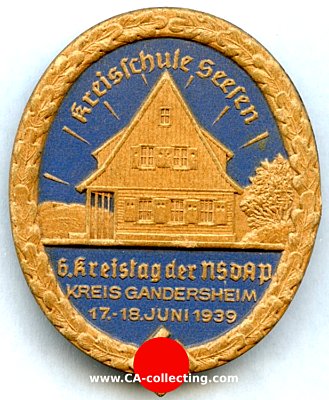 VERANSTALTUNGSABZEICHEN '6. Kreistag der NSDAP - Kreis...