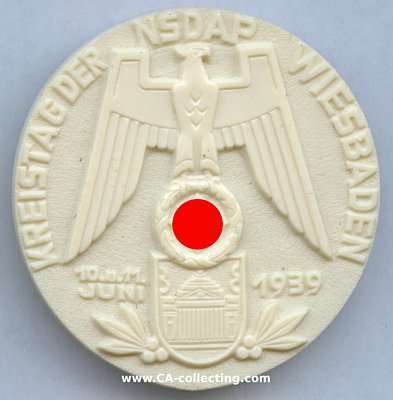 VERANSTALTUNGSABZEICHEN 'Kreistag der NSDAP Wiesbaden 10....