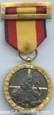 MEDAILLE DE LA CAMPANA 1936-1939. Bronze brüniert,...