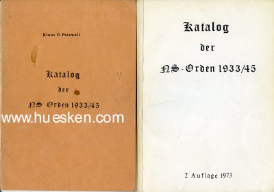 Foto 2 : KATALOG DER AUSZEICHNUNGEN DEUTSCHES REICH 1933-1945....