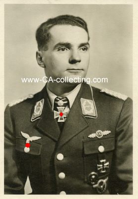 HOFFMANN-PORTRÄT-POSTKARTE Major Walter Storp....
