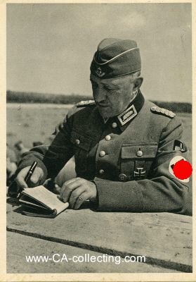 PHOTO-POSTKARTE 'Reichsarbeitsführer Konstantin...
