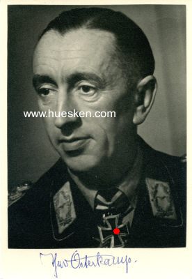 OSTERKAMP, Theodor. Generalleutnant der Luftwaffe,...
