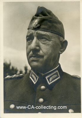 PHOTO-POSTKARTE 'Reichsarbeitsführer Konstantin...