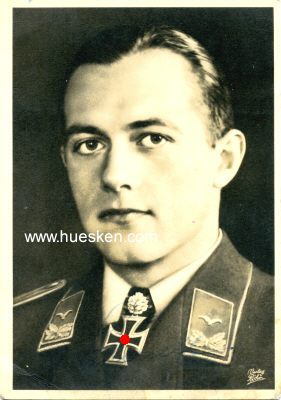 SCHNELL, Siegfried. Major der Luftwaffe, Jagdflieger im...