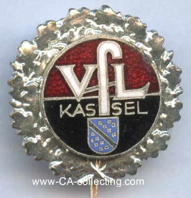 VFL KASSEL Silberne Ehrennadel. Weißmetall...