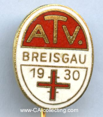 BREISGAU. Abzeichen des ATV Breisgau 1930. Messing...